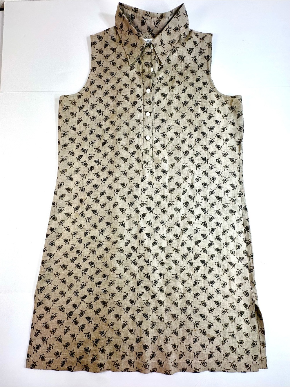Valerie Steven’s 100% Linen Dress. XL. Summer Sleeveless Casual. Tunic.